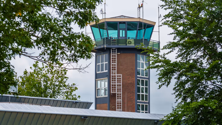 Verkeerstoren Vliegbasis Woensdrecht.