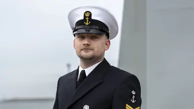 Portretfoto van sergeant LDGD Lars.