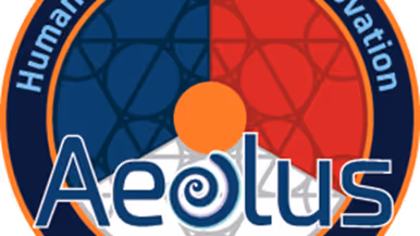  Badge met Aeolus logo. 