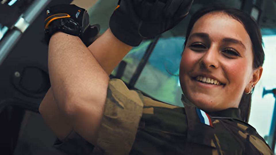 vrouwelijk militaire