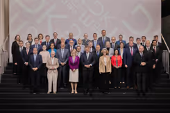 Groepsfoto ministers van defensie EU.