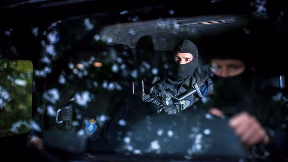 Training marechaussee op Maaldrift.