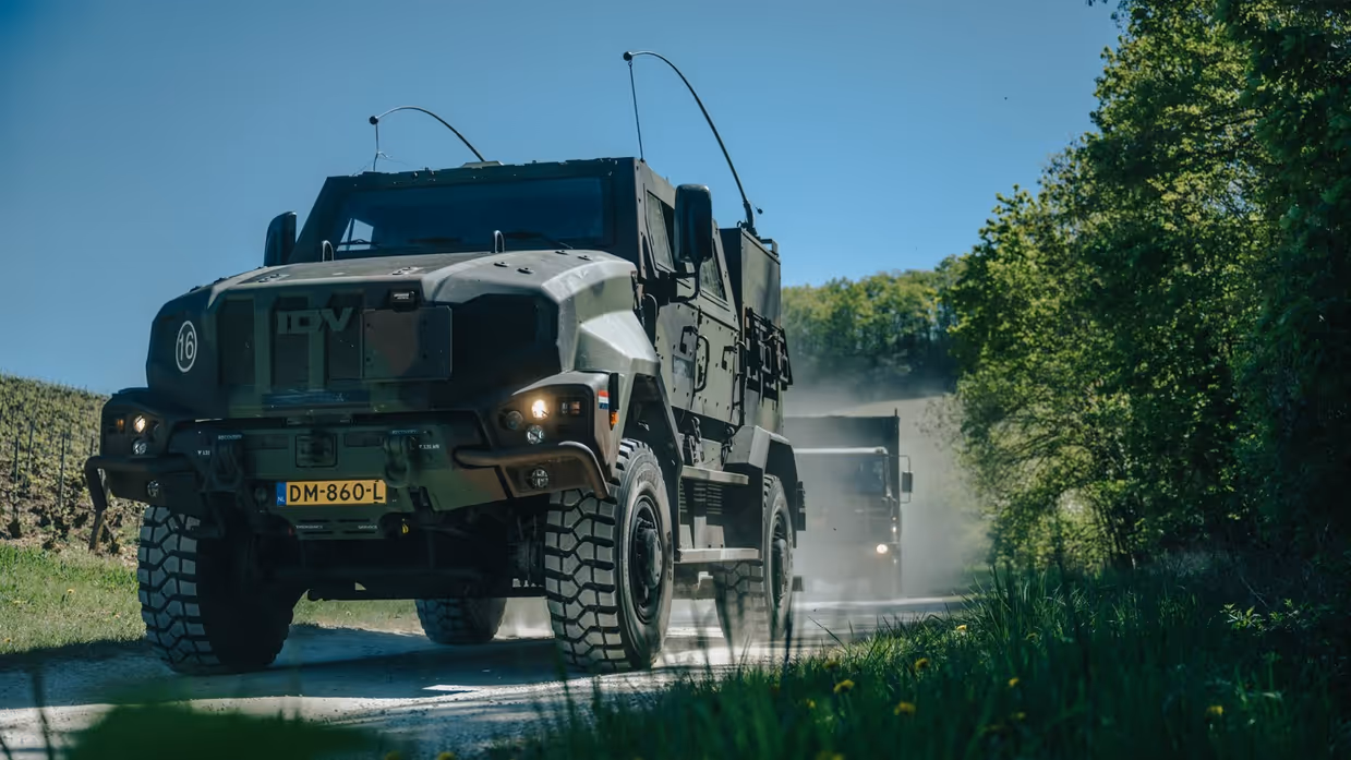 Militaire voertuigen.