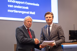 Het rapport is overhandigd aan de minister.