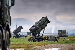 Luchtverdedigingssystemen in het veld.