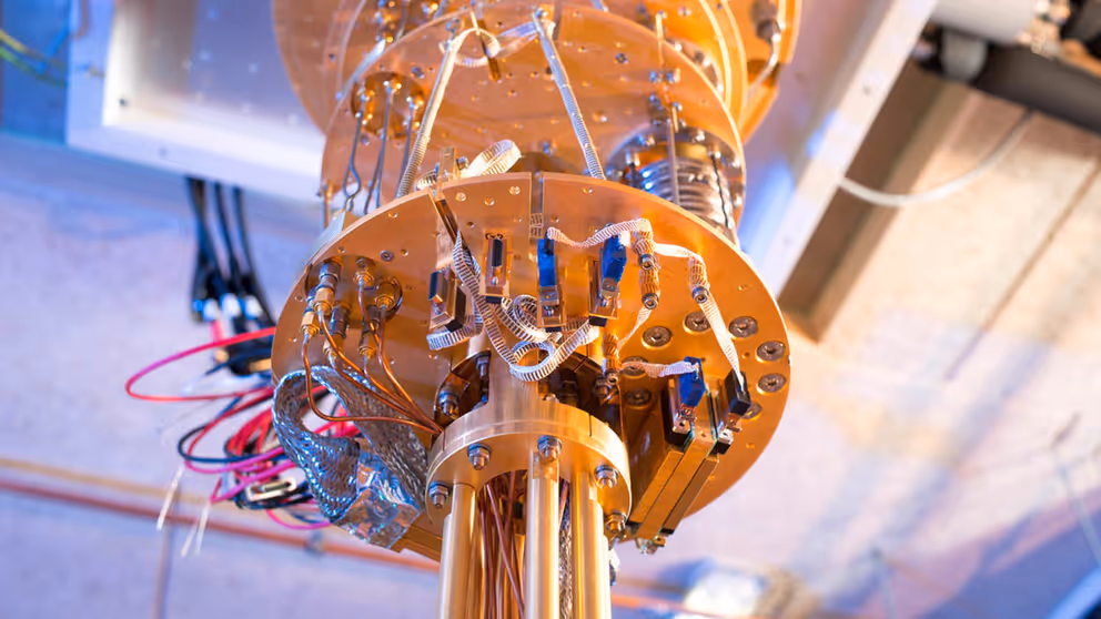 Voorbeeld van quantumtechnologie. 